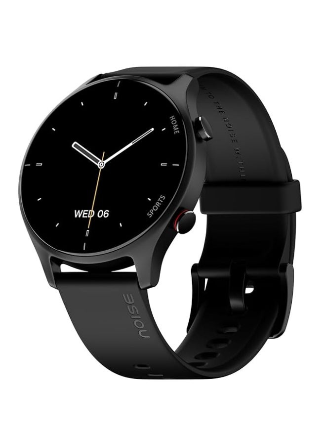 Noise Twist Round dial Smart Watch with Bluetooth Calling, 1.38" TFT Display, up-to 7 Days Battery, 100+ Watch Faces, IP68, Heart Rate Monitor, Sleep Tracking (Jet Black) - Image 1