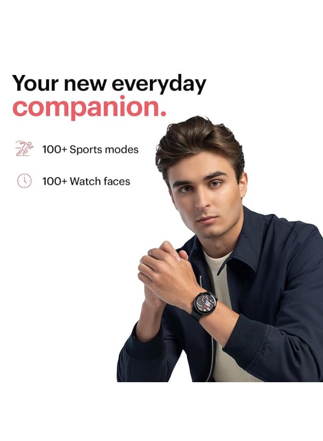 Noise Twist Round dial Smart Watch with Bluetooth Calling, 1.38" TFT Display, up-to 7 Days Battery, 100+ Watch Faces, IP68, Heart Rate Monitor, Sleep Tracking (Jet Black) - Image 3