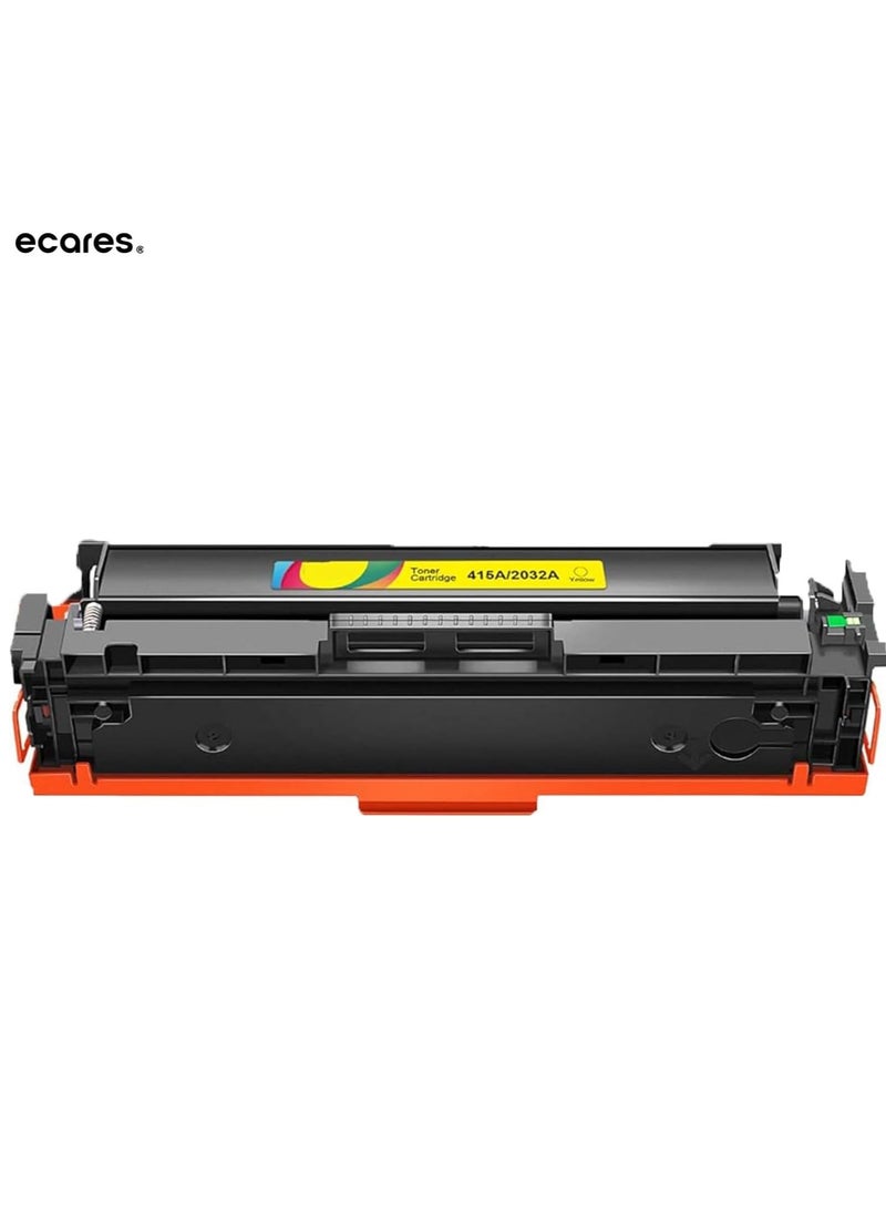 ECARES ECARES® 415A Compatible Toner Cartridge W2030 for HP Color Laserjet Pro MFP M479fdw M479dw M479fdn M454dw M454dn (Yellow)  - Image 1