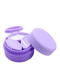 Excefore Travel Containers for Toiletries, Mini Portable Refillable Empty Silicone Cream Jars  for Toiletries Hand Face Cream  - Image 1