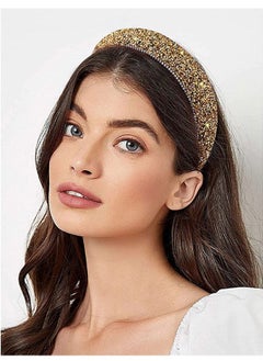 Ant Rhinestone Headband for Women Girls Fashion Head Band Thick Padded Headband Bling Glitter Sparkly Diamond Headband Hair Accessorie  - Image 1