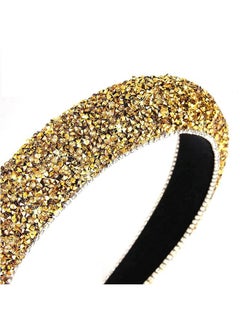 Ant Rhinestone Headband for Women Girls Fashion Head Band Thick Padded Headband Bling Glitter Sparkly Diamond Headband Hair Accessorie  - Image 4