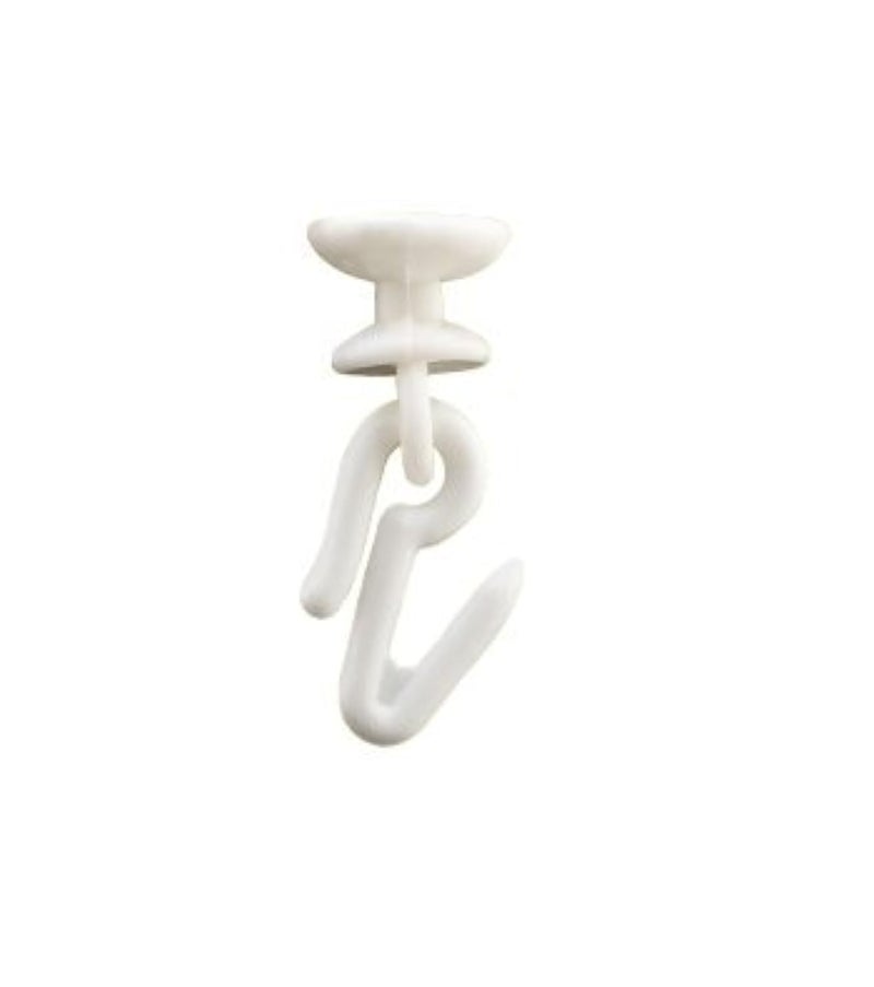 FAPBADRI Plastic Runner / Slider for C Channel / Curtain Track with Plastic Hooks - 50 Pieces - Image 1