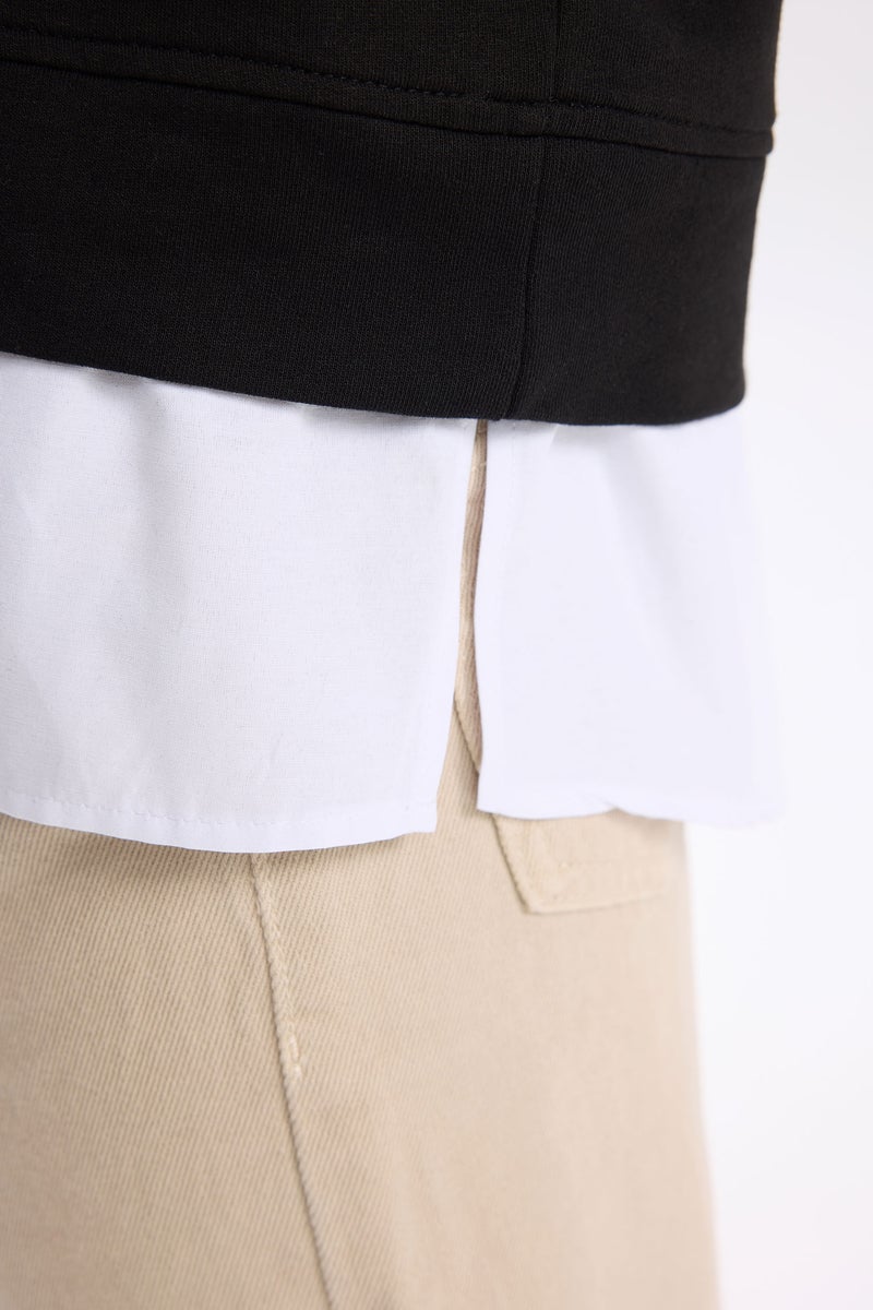 ديفاكتو سويت شيرت بناتي قصة مريحة - Image 5