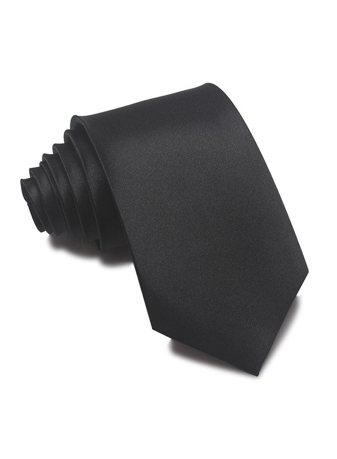 ربطة عنق ملونة صلبة للرجال لأغراض الأعمال وحفلات الزفاف - Image 1