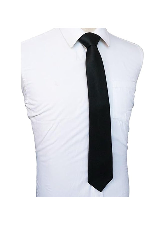 ربطة عنق ملونة صلبة للرجال لأغراض الأعمال وحفلات الزفاف - Image 2