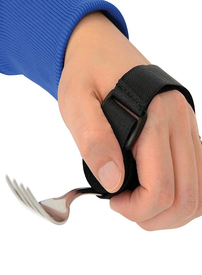 Clobeau Universal Cuff Adaptive Utensil Holder, Universal Cuff for Holding Cutlery, Toothbrushes, Adaptive Eating Tableware Holder for Parkinson Arthritis Tremors Patient - Image 5