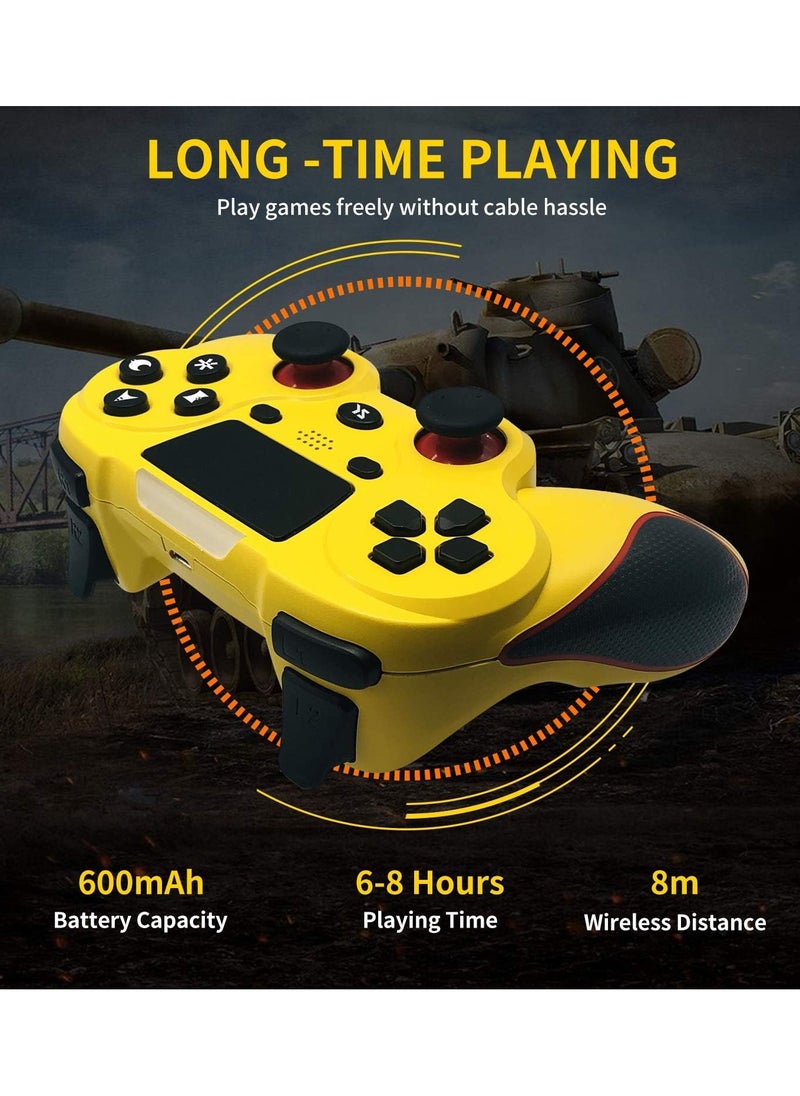 ISHAKO - Wireless Game Controller  Double Shock  Gamepad with Touch Pad High Precision Controller for Ps four Ps pro four - Image 1