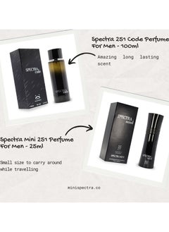 Spectra 251 Code Eau De Parfum For Men – 100ml  - Image 4