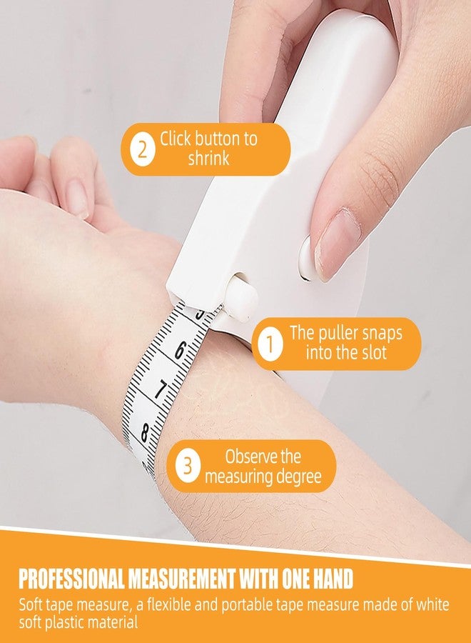Hession 60 Inch/150cm Body Tape Measure with Soft Tape, Automatic Retract, Lock Pin and Push-Button Retract - Image 4