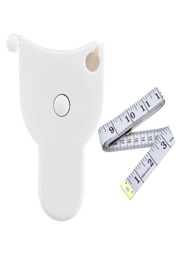Hession 60 Inch/150cm Body Tape Measure with Soft Tape, Automatic Retract, Lock Pin and Push-Button Retract - Image 1