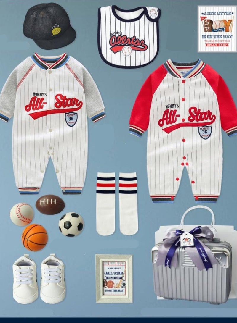 ليتل ستار مجموعة هدايا حديثي الولادة - هدية استحمام الطفل - مجموعة هدايا متعددة الأغراض - للأطفال من عمر 0 ​​إلى 3 أشهر - Image 3