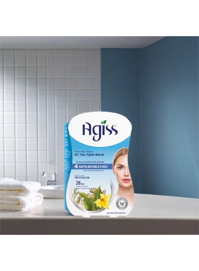Agiss Face Wax Strips for All Type Skin with Moringa Oil | Ready-to-Use Cold Wax | Long-Lasting Hair Removal up to 4 Weeks | Hypoallergenic & Dermatologically Tested - Image 4