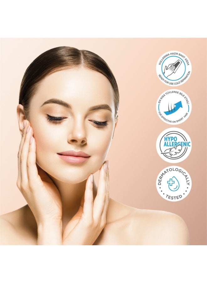 Agiss Face Wax Strips for All Type Skin with Moringa Oil | Ready-to-Use Cold Wax | Long-Lasting Hair Removal up to 4 Weeks | Hypoallergenic & Dermatologically Tested - Image 3
