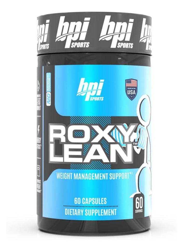 BPI Sports RoxyLean by BPI Sports – Advanced Fat Burner for Men & Women | Appetite Control & Mental Focus, 60 Caps - Image 1