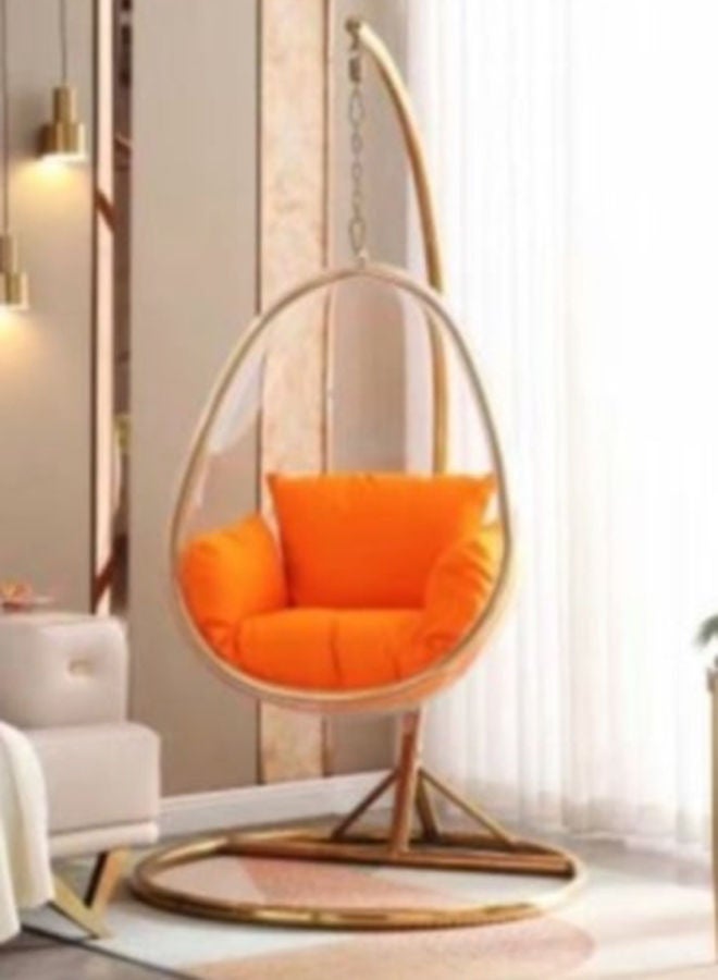 YULAN Indoor Swing Hanging Chair High Quality Transparent Acrylic Oval Shape