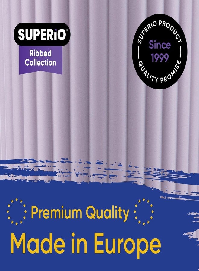 Superio Ribbed Collection - Decorative Plastic Bathroom Accessories Set, Lilac Purple (Set of 4) Soap Dish, Liquid Dispenser, Toothbrush Holder Cup, Vanity Organizer Tray - Bathroom Decor Gift - Image 4