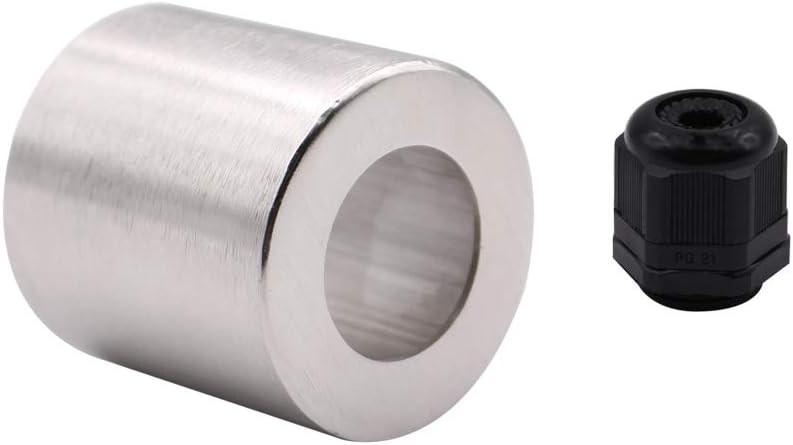 DERNORD Stainless Steel Pipe Fitting M5115 End Caps Con PG21 Cable Protector Fits 2 Triclamp Heating Element - Image 4