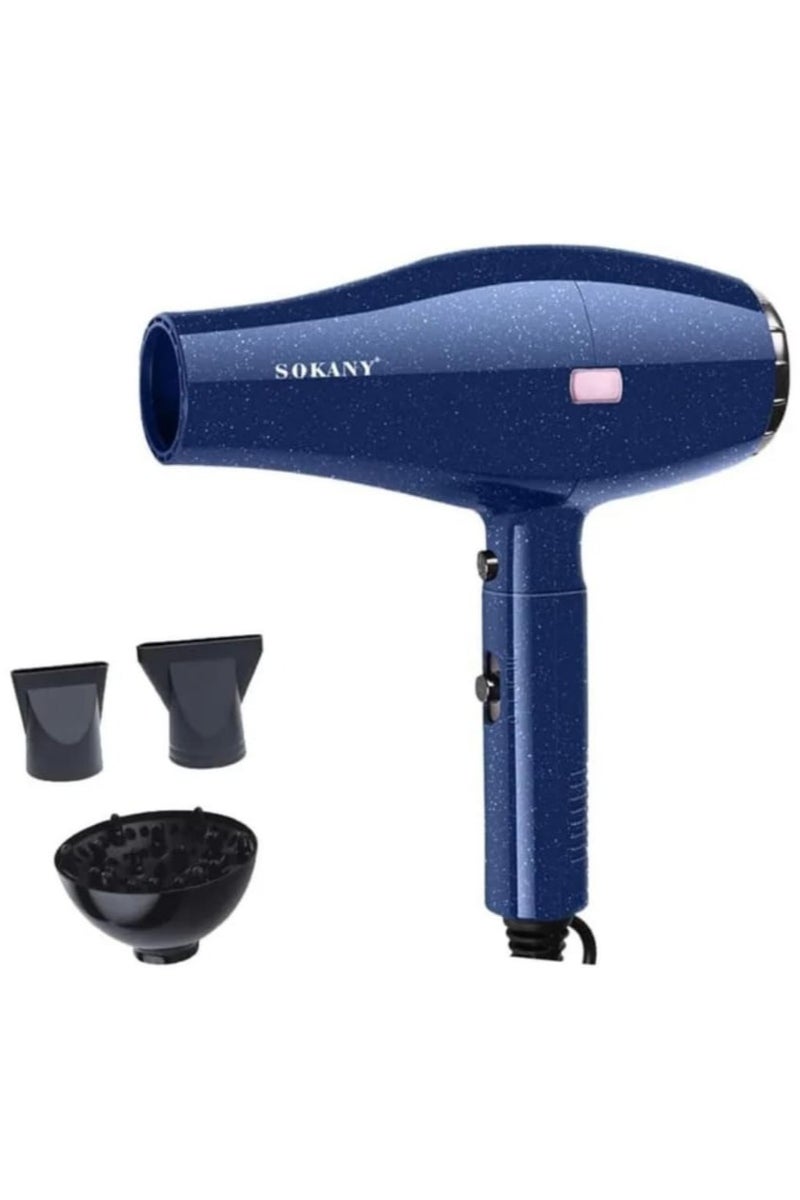sokany SK-2227 Hair Dryer 2 Speeds And 2 Heating 3000W - Image 1