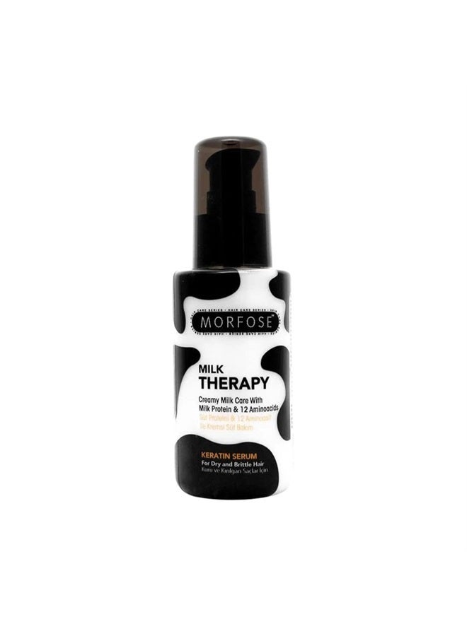 MORFOSE Milk Therapy Serum, Nurishment and Protection, Silkier, Shinier, Healthier-looking and Stronger Hair, Split-end Healing, provides Softness, Vitality and Radiance, 100 ml - Image 2