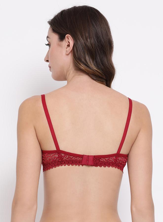 Clovia Pack of 2 - Lace Non-Padded Non-Wired Full Cup Bra - Image 5