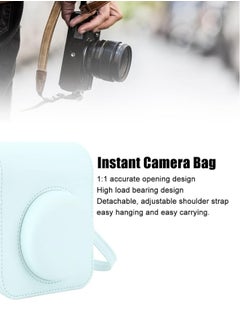 Generic Mini Camera Protective Case Compatible with Fujifilm Instax Mini 12, Instant Camera Case with Adjustable Shoulder Strap, Cute Solid Color Camera Case Compatible with Instax Mini 12 Camera  - Image 3