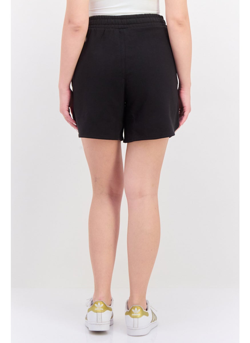 PUMA Women Sportswear Fit Pull-On Drawstring Shorts, Black  - Image 2