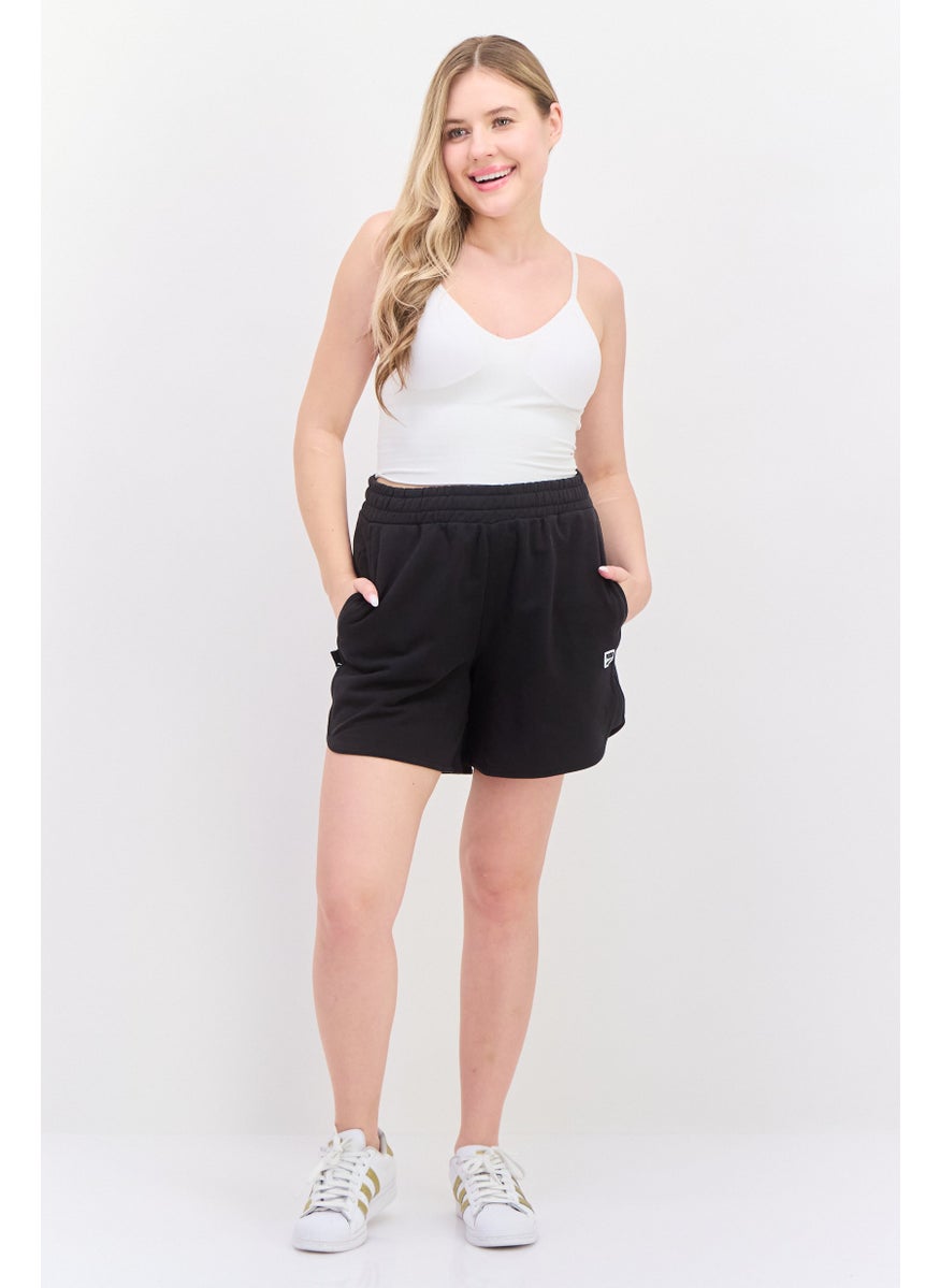 PUMA Women Sportswear Fit Pull-On Drawstring Shorts, Black  - Image 3