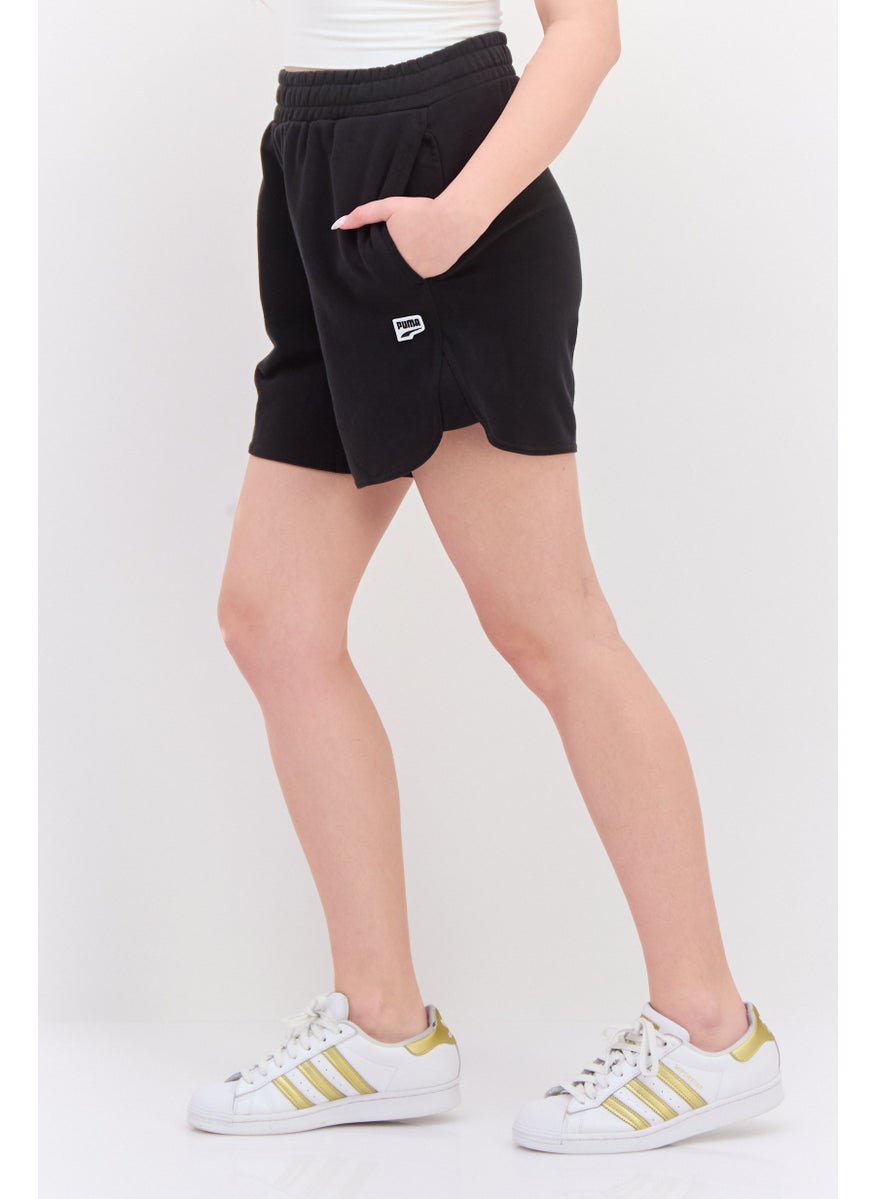 PUMA Women Sportswear Fit Pull-On Drawstring Shorts, Black  - Image 4