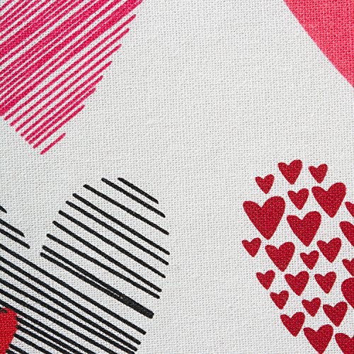 DII Valentine's Day Collection Kitchen, Dishtowel Set, 18x28, Hearts Collage, 2 Piece - Image 3