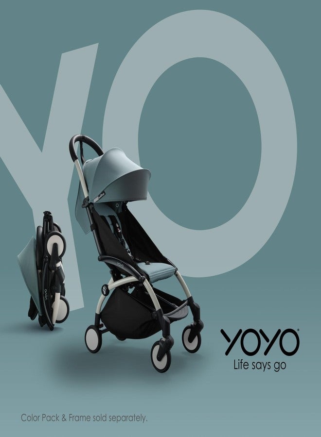 بيبي زين حقيبة Babyzen YOYO، لون النعناع - توفر مساحة تخزين إضافية ومتينة على عربة الأطفال YOYO - تتضمن قاعدة عجلات وخطافات - Image 5