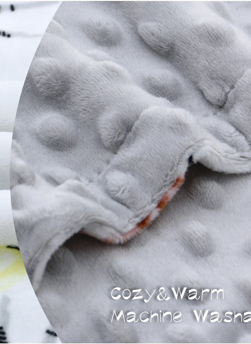 Miracle Baby - Kids Baby Blankets Newborn Plush Blankets  Cartoon Print Fleece Soft Receiving Blankets Bedding Quilt for Toddlers 75*100CM - Image 1