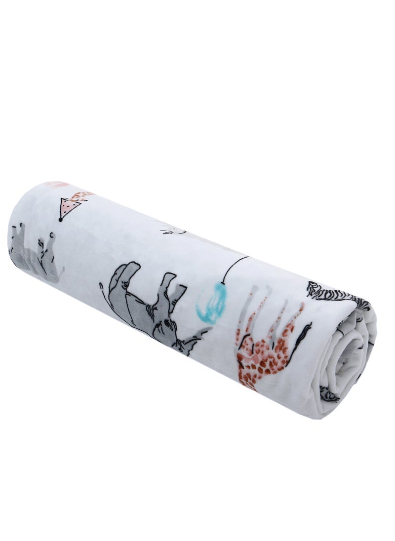 Miracle Baby - Kids Baby Blankets Newborn Plush Blankets  Cartoon Print Fleece Soft Receiving Blankets Bedding Quilt for Toddlers 75*100CM - Image 1