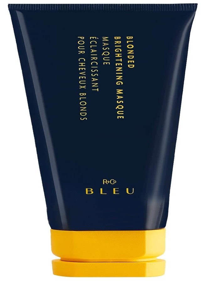 R+Co BLEU Blonded Brightening Masque - Repairs and Revives Dull, Yellowed Blondes, Hydrates, Neutralizes Yellow Undertones, Restores Shine, Adds Strength, 5 oz - Image 1