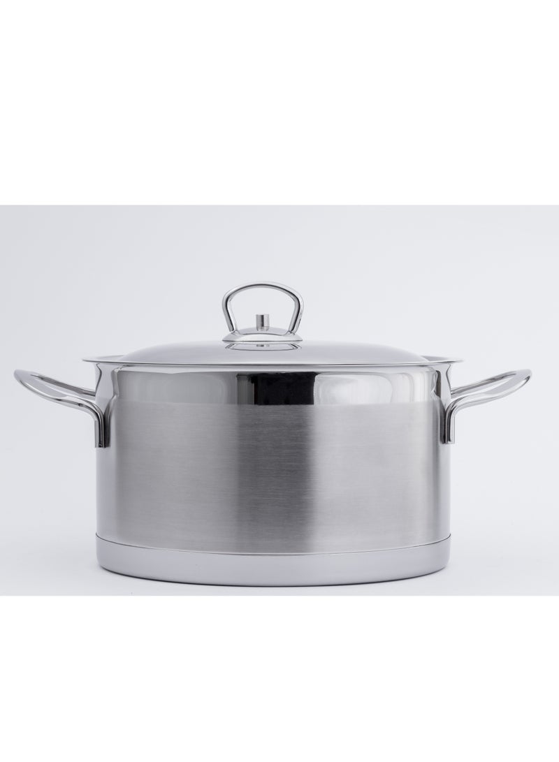 Younesteel Younesteel Classic Stainless Steel Cooking Pot 22 Cm - Silver  - Image 2