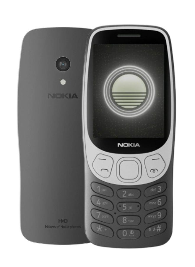 نوكيا 3210 ثنائي الشريحة أسود جرانج 64MB RAM 128MB 4G - نسخة الشرق الأوسط - Image 1