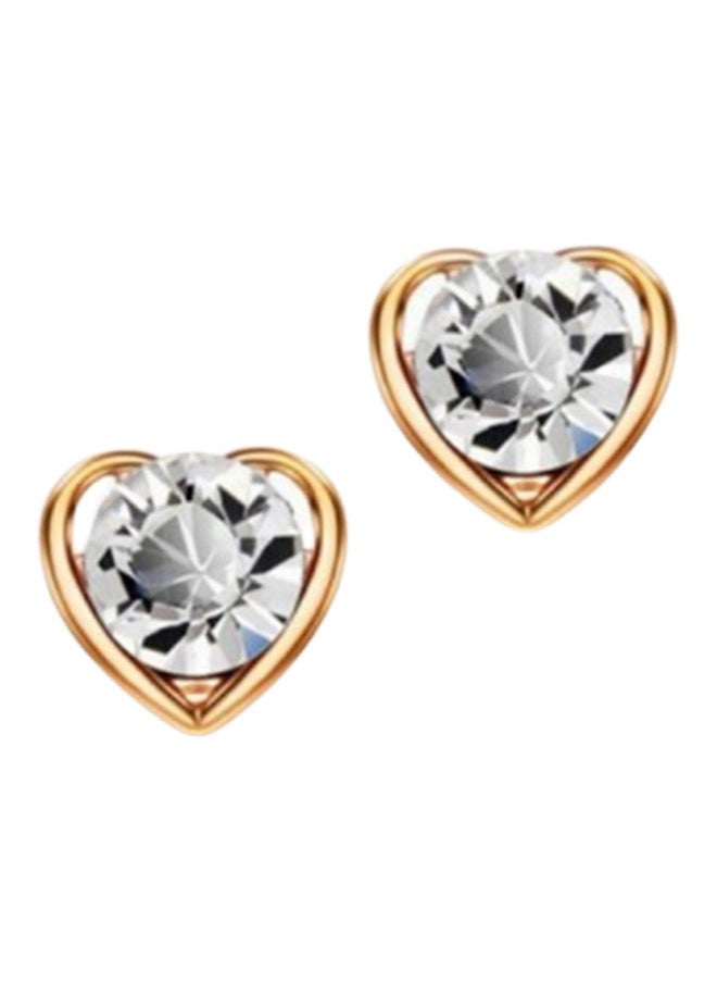 NIBEMINENT - 3-Piece Crystal Heart Jewelry Set - Image 1