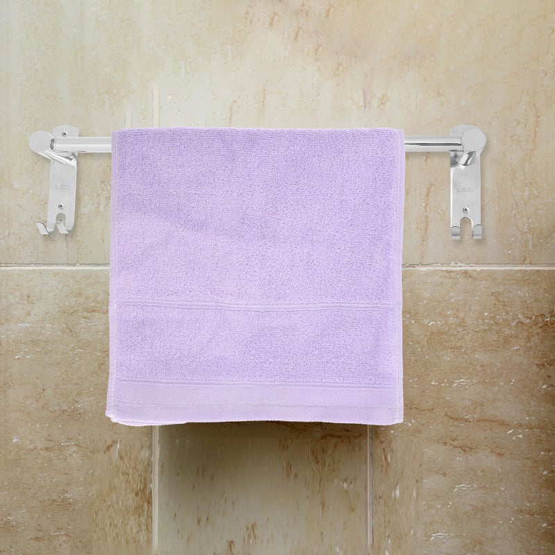 1 Set Retractable Bathroom Towel Stainless Steel Wall Mounted Shower Towel Wall Hanger - Image 5