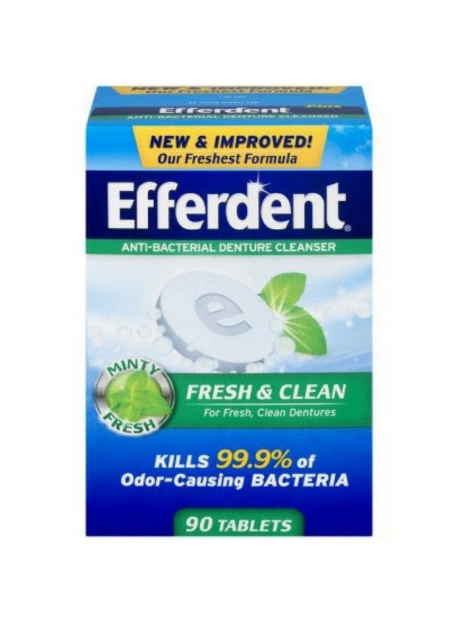 Efferdent Efferdent Plus Mint Denture Cleanser Tablets 90 Ct (Pack of 3) - Image 1
