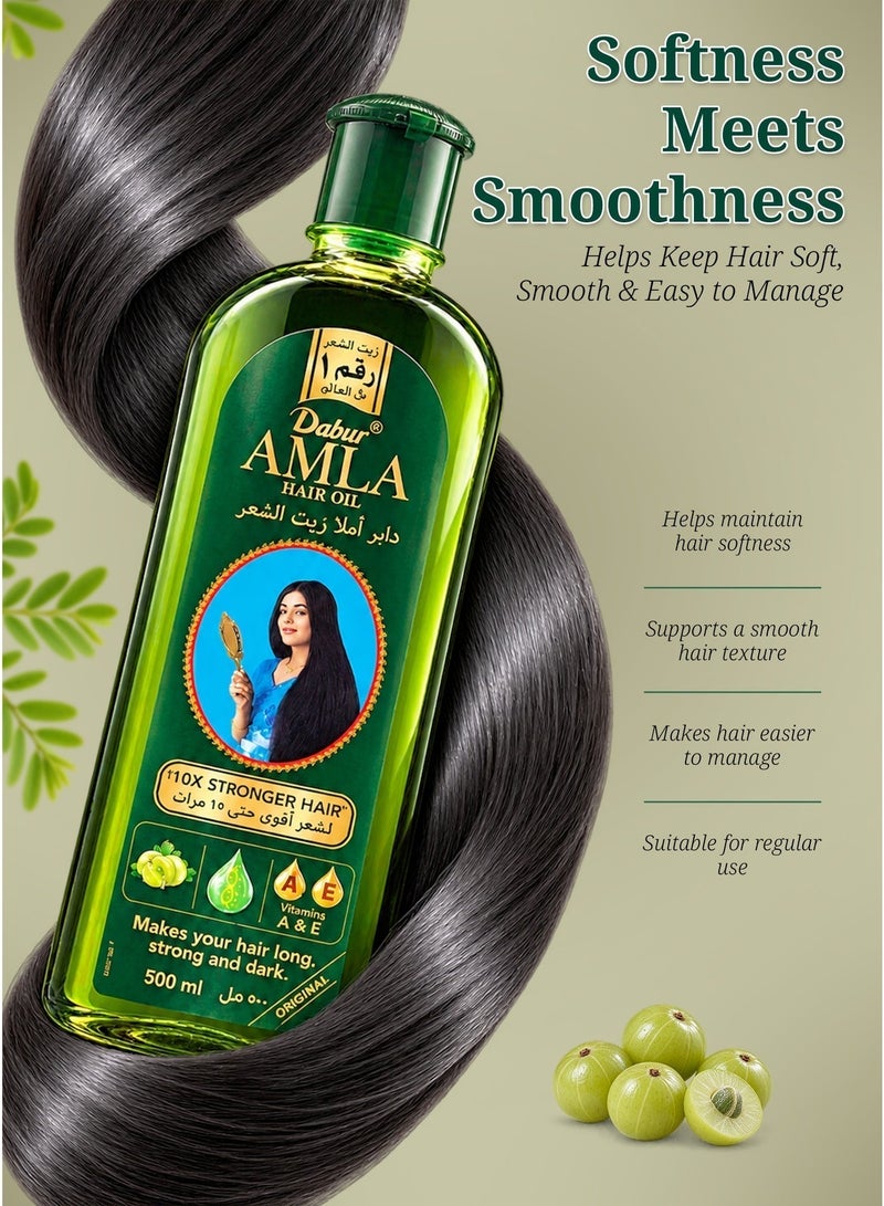 Dabur Amla Hair Oil 500ml - Image 3