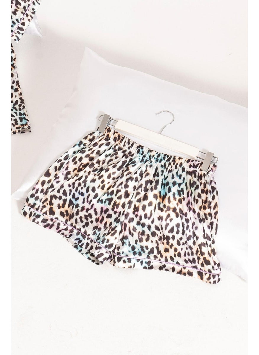 5-Piece Leopard Patterned Satin Pajama Shorts Set - pzsku/Z9039850C9AC11537EA53Z/45/_/1735827153/4abcf5bb-eef3-412b-a50e-b62861bee8c7