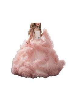 Daddy's Angel Stunning V-Back Luxury Pageant Tulle Ball Gowns for Girls  - Image 1