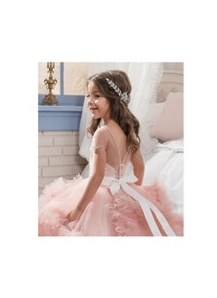 Daddy's Angel Stunning V-Back Luxury Pageant Tulle Ball Gowns for Girls  - Image 4