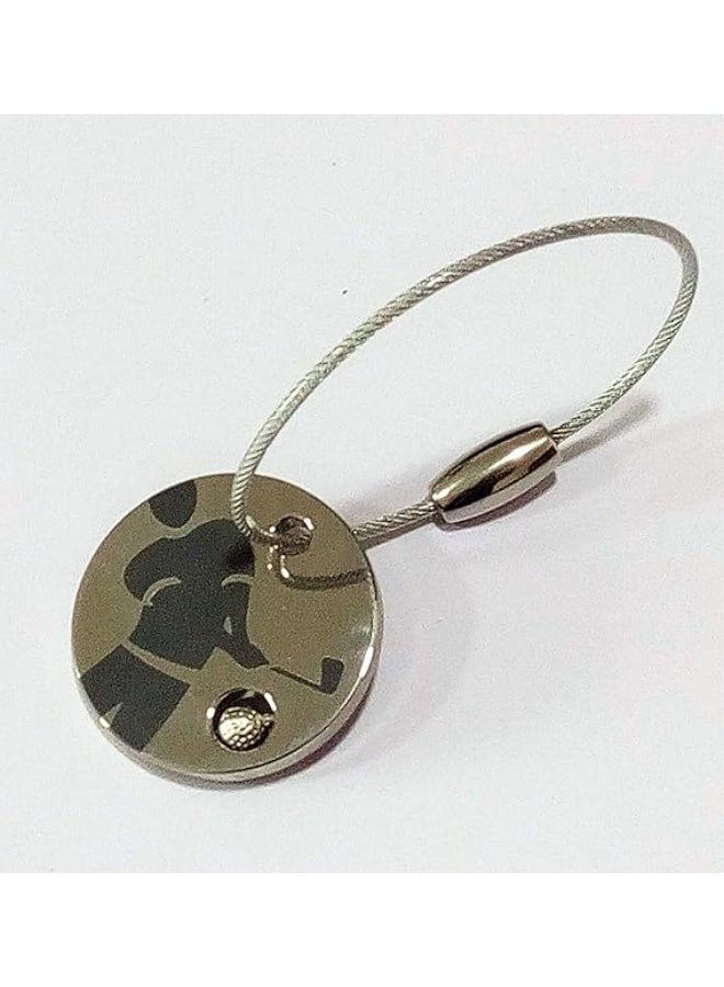 TROIKA Keyring Golf with rotating ball