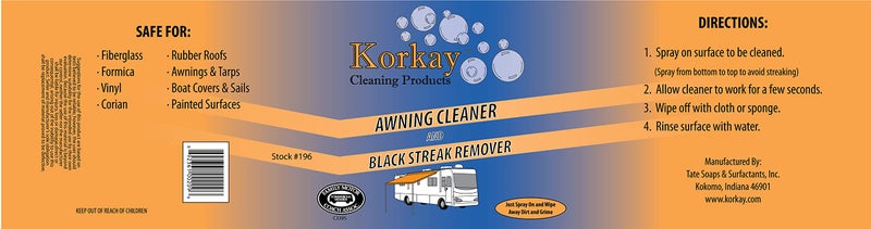 Korkay Awning Cleaner and Black Streak Remover - Image 2