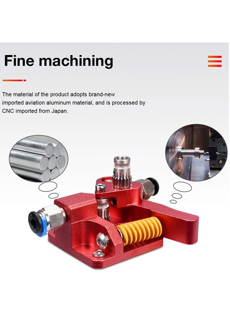 Upgrade Your 3D Printing with Dual Gear MK8 Metal Extruder for Ender Series and CR10 Printers, 1.75mm Filament Compatible - Image 4