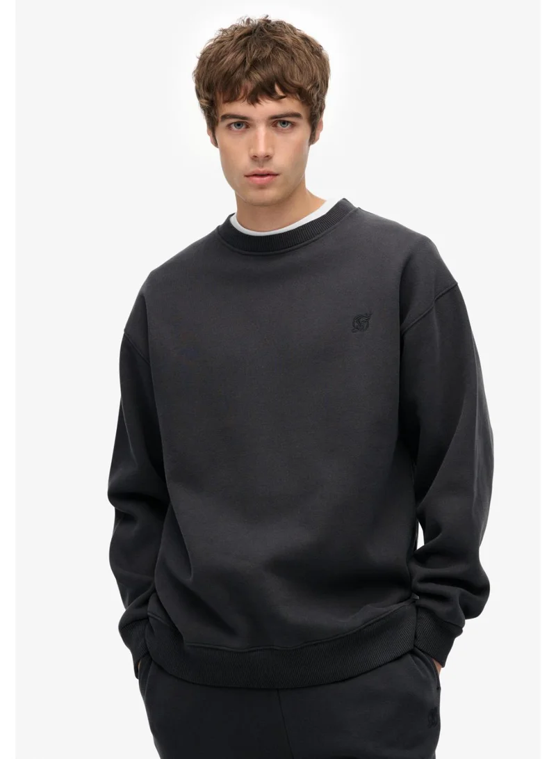 سوبر دراي Blank Oversized Crew Sweatshirt