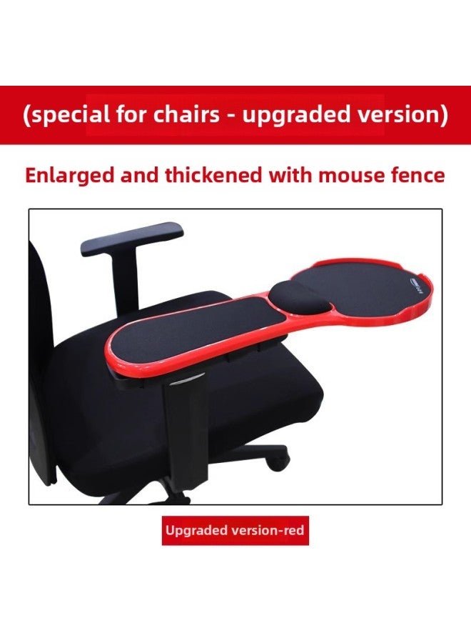 180-degree Rotating Computer Wrist Support Anti-slip Mouse Pad Wrist Pad Elbow Support Arm Bracket-Color:Chair Special Chinese Red  - Image 1