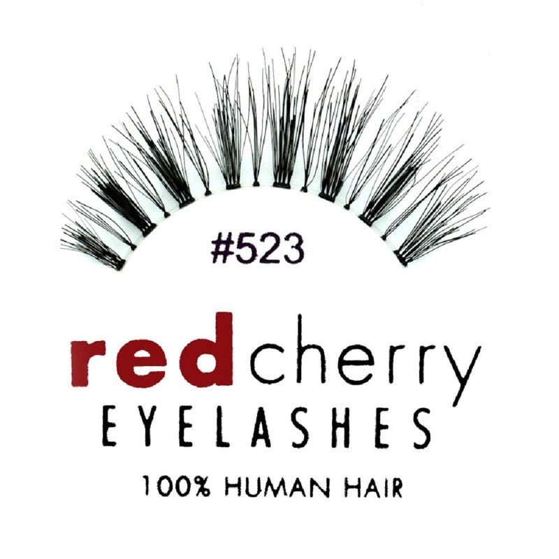 Red Cherry False Eyelashes #523 (Pack of 3 Pairs) - Image 2