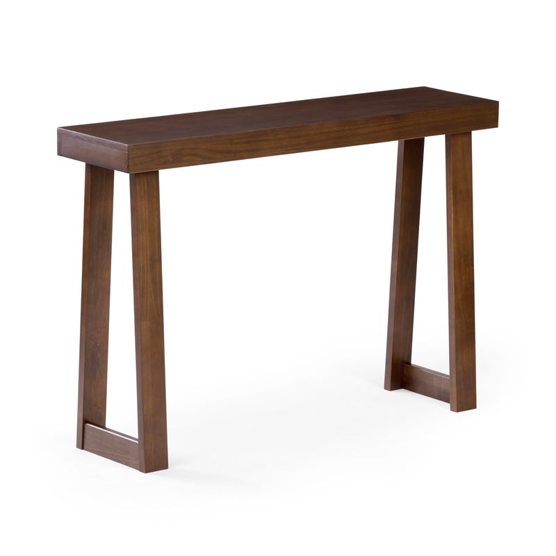 Plank+Beam Solid Wood Console Table, 46 Inch, Sofa Table, Narrow Entryway Table for Hallway, Behind The Couch, Living Room, Foyer, Easy Assembly, Walnut - Image 3